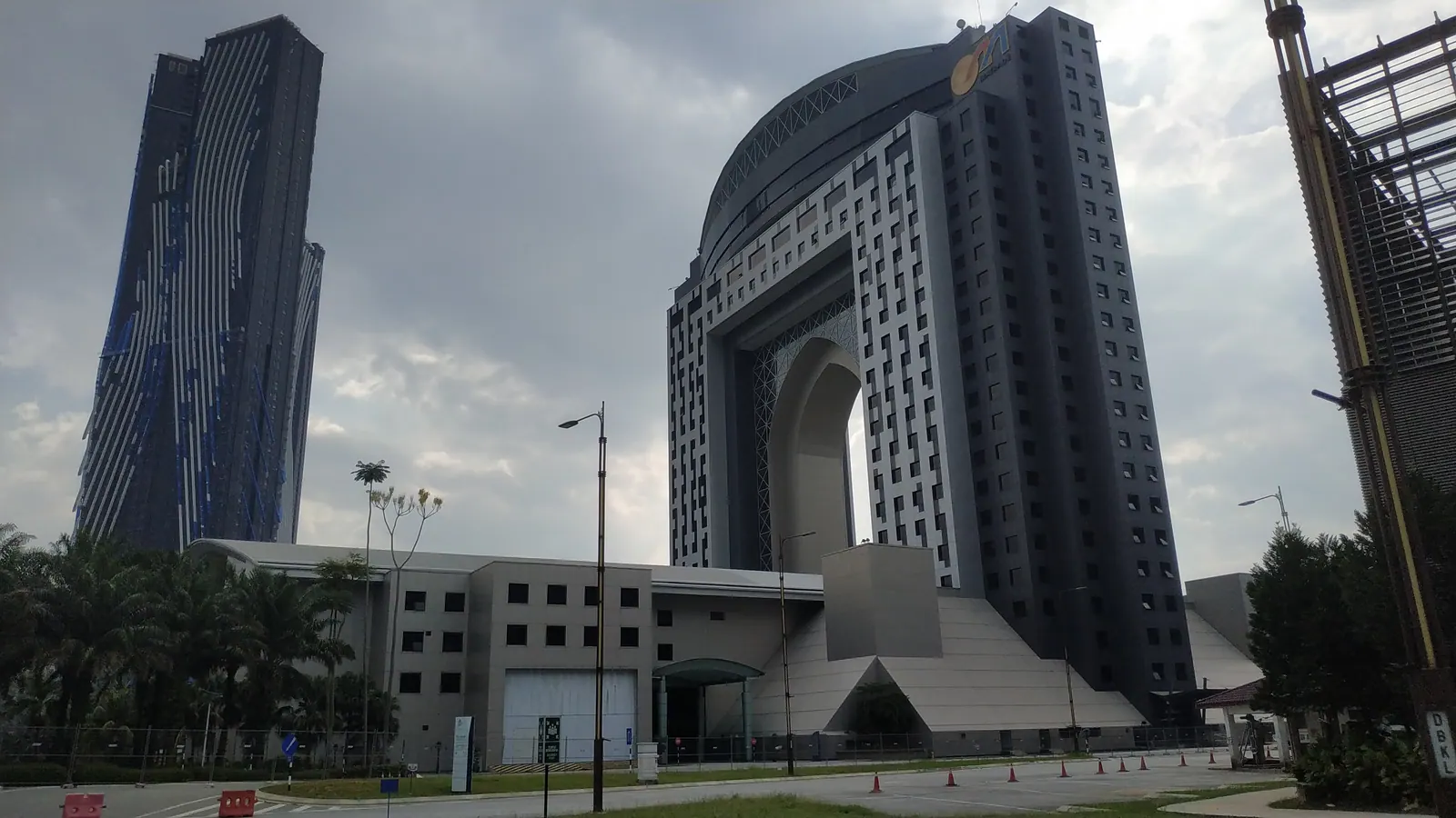 The Kuala Lumpur city centre skyline and convention district